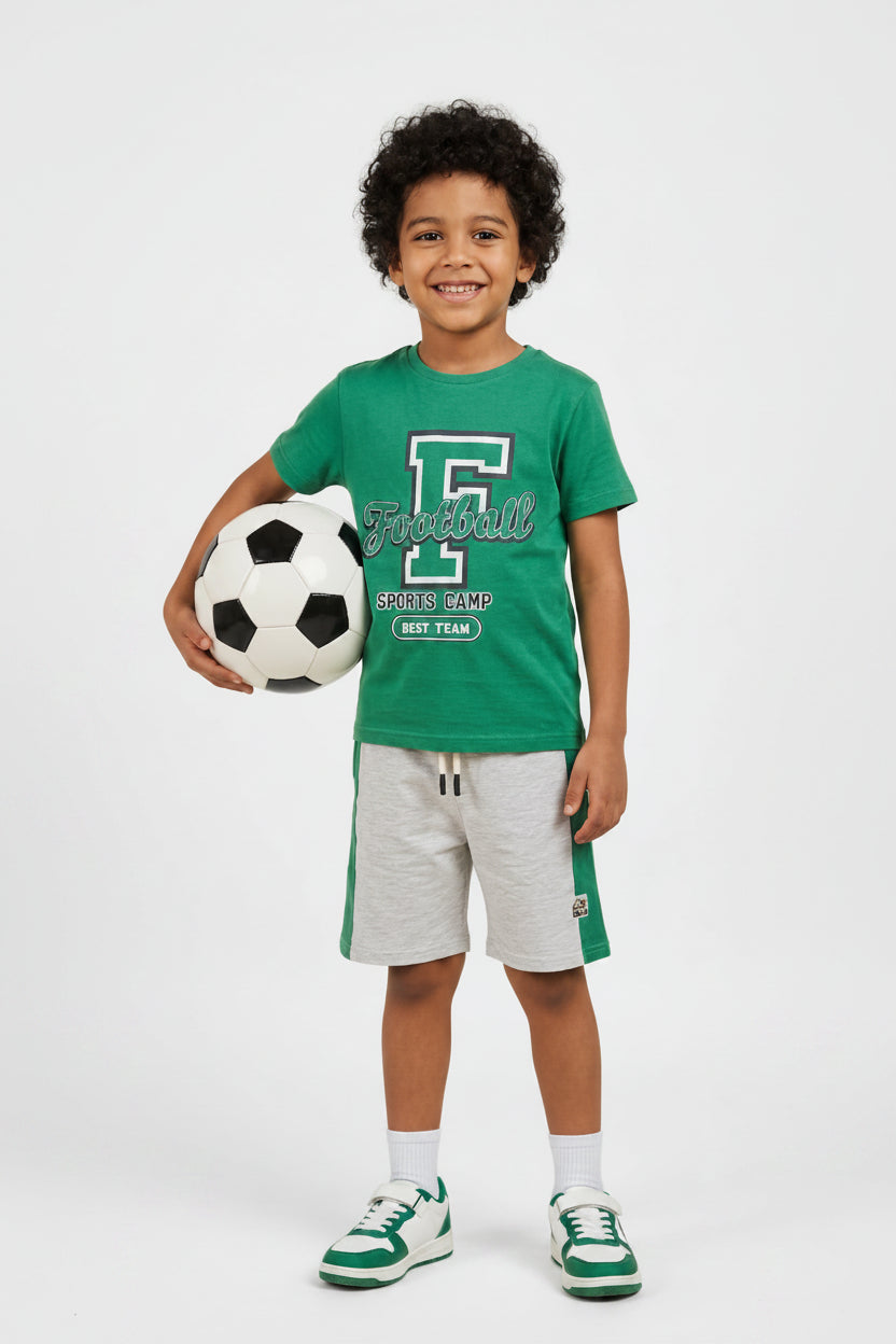 Boys Football Sports Camp Co-ord Set