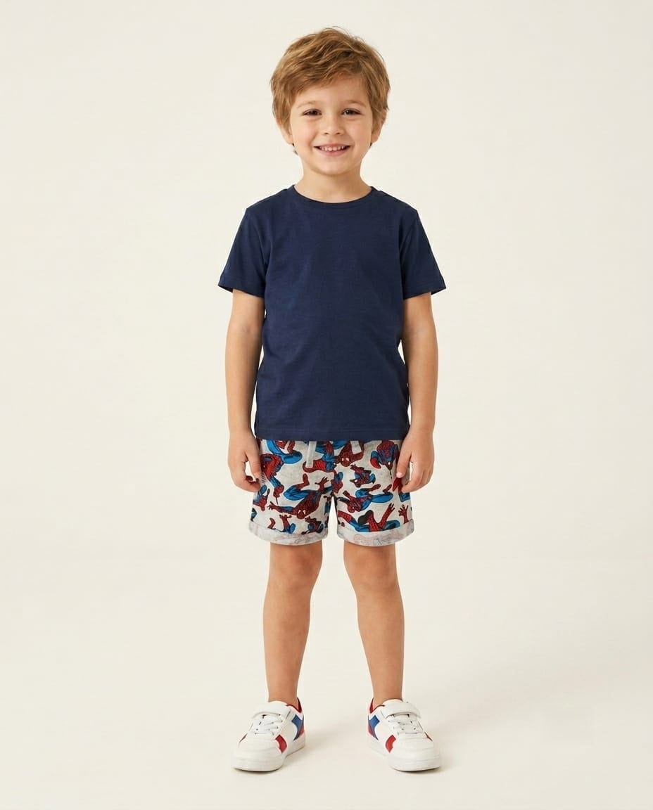 Boys spiderman shorts