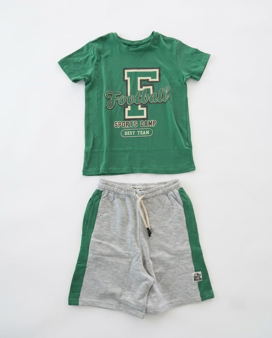 Boys Football Sports Camp Co-ord Set