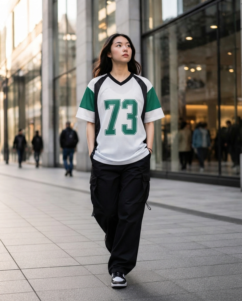 Oversized Spider Mesh T-shirt