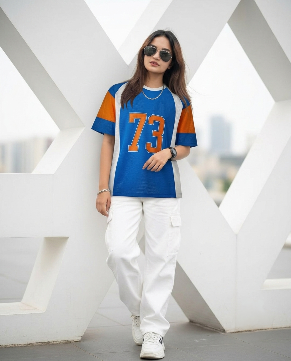 Oversized Spider Mesh T-Shirt