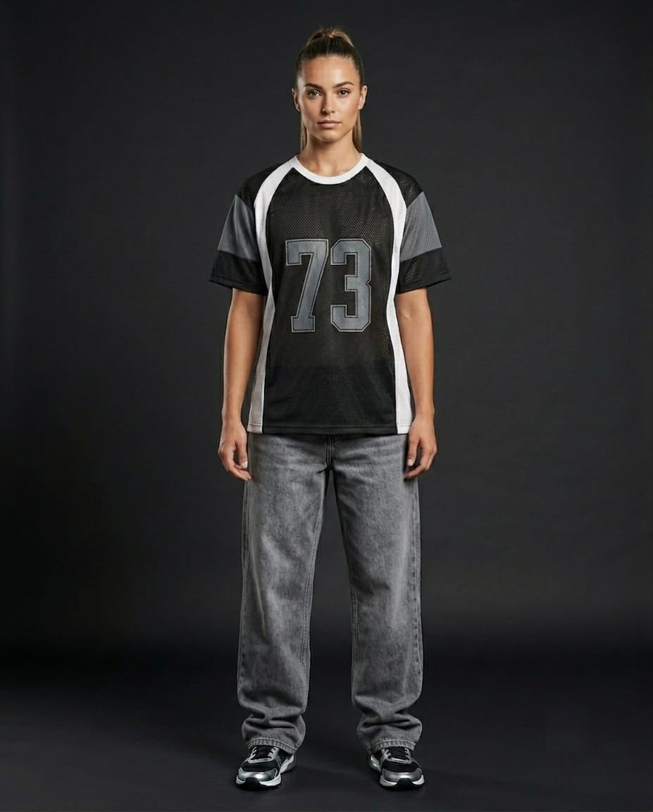 Oversized Spider Mesh T-Shirt