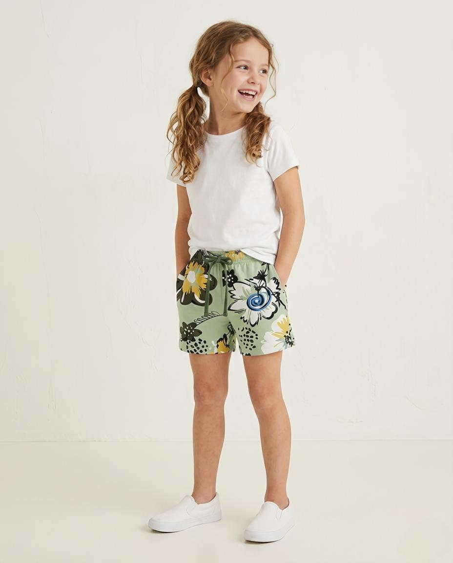 Girls Stretch Knit Shorts