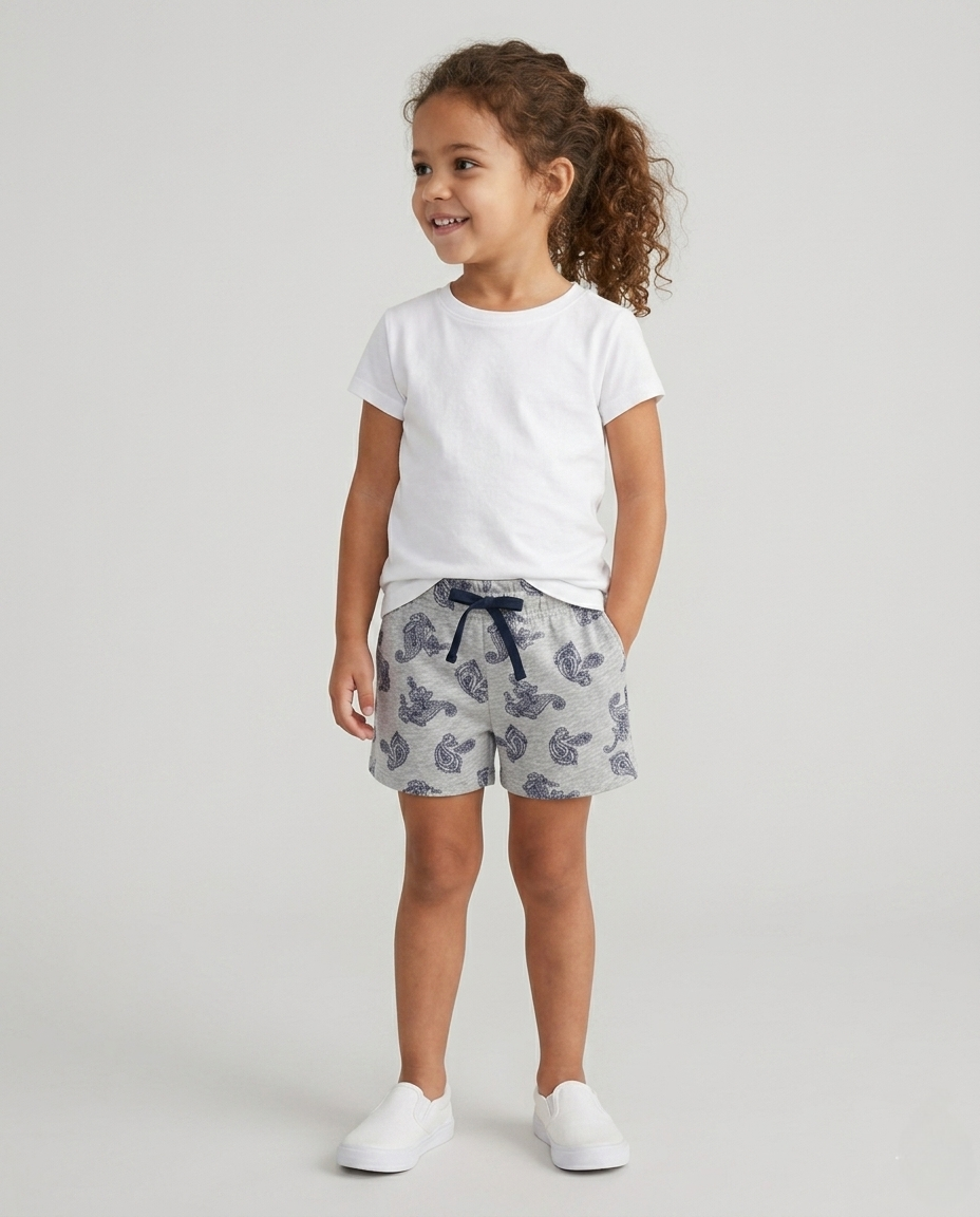 Girls Stretch Knit Shorts
