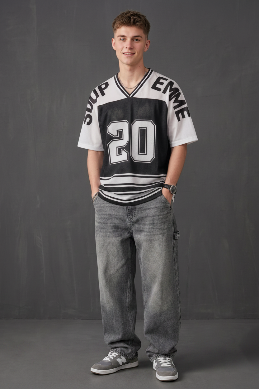 Oversized Spider Mesh T-Shirt