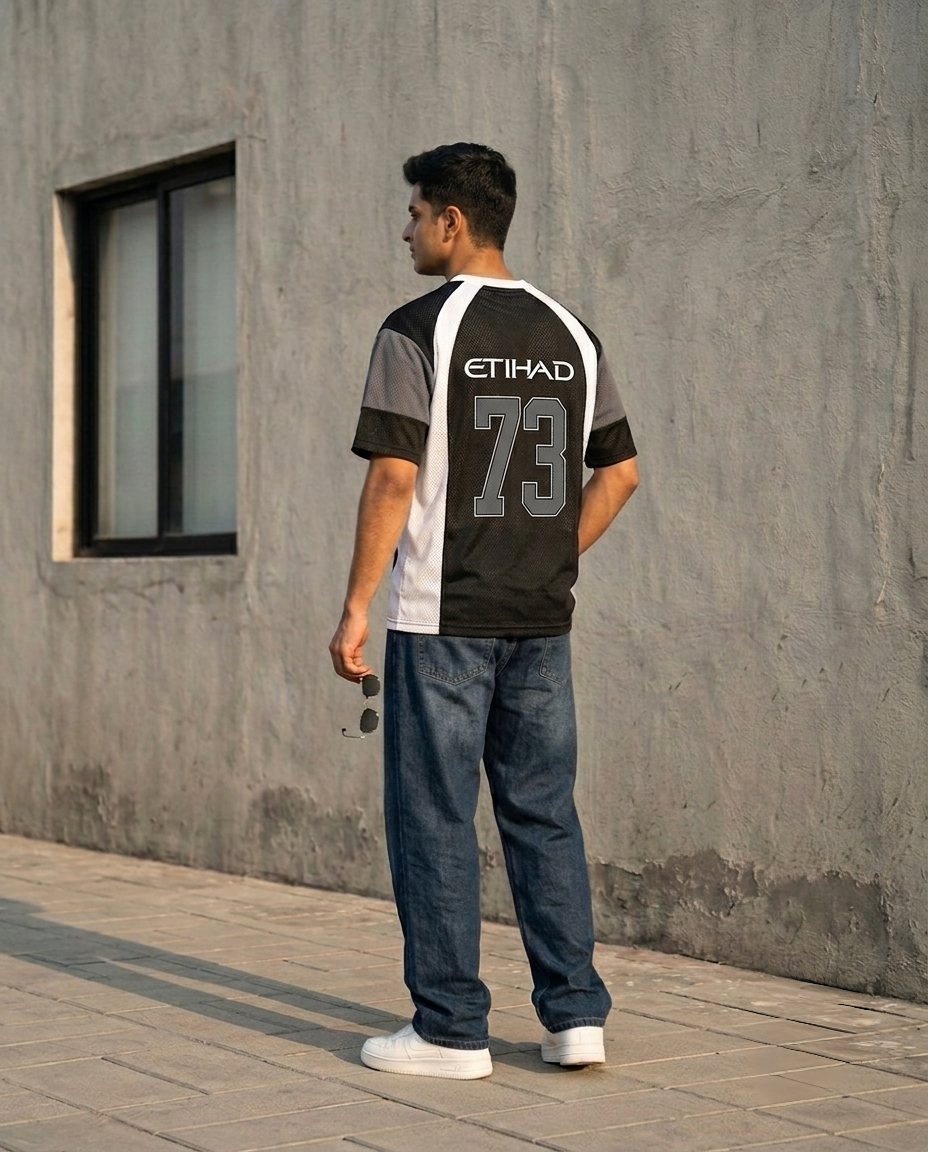 Oversized Spider Mesh T-Shirt