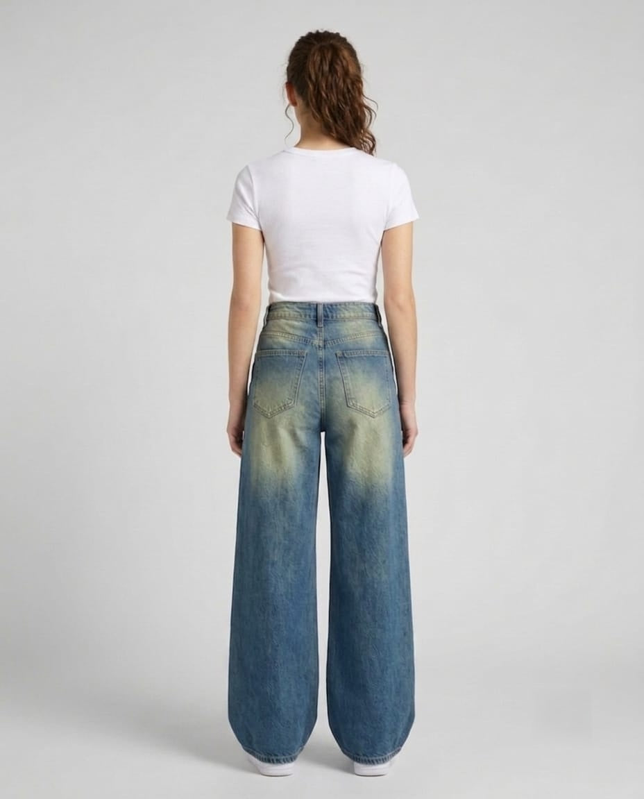 Women Medium Blue Colour Jeans