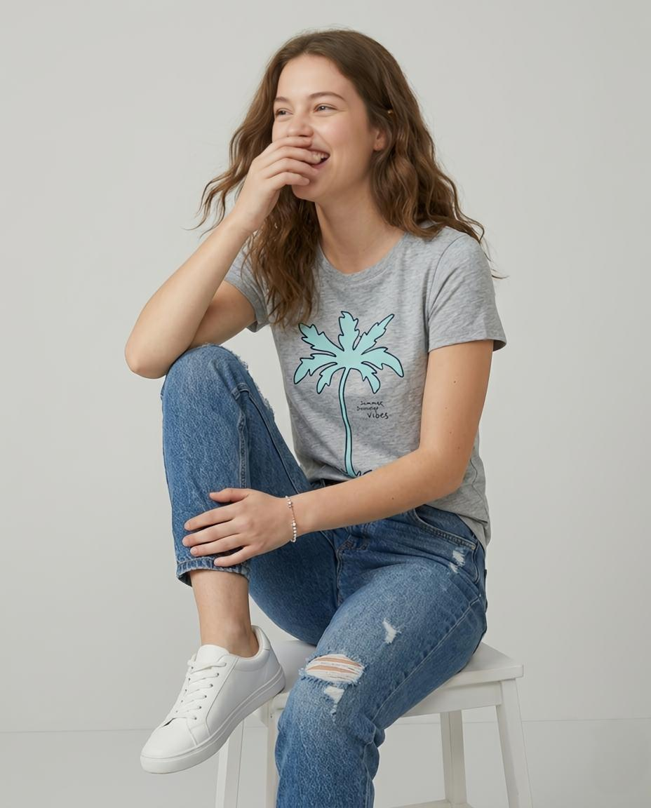 Printed and Applique Tshirt