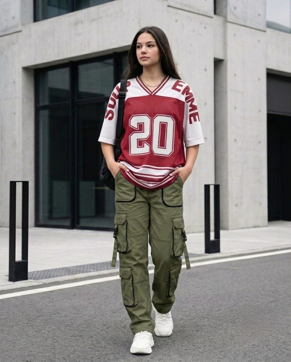 Oversized Spider Mesh T-Shirt