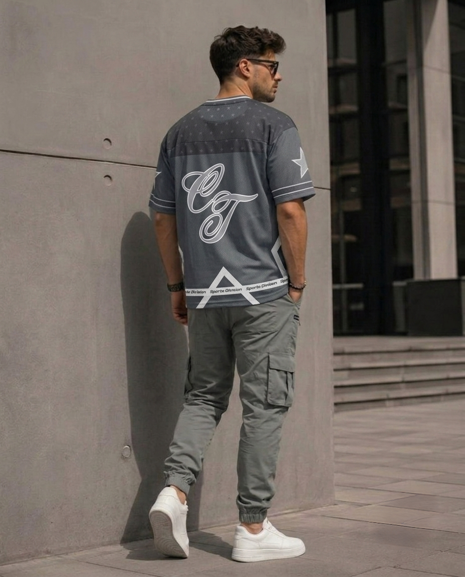Oversized Mesh Jersey