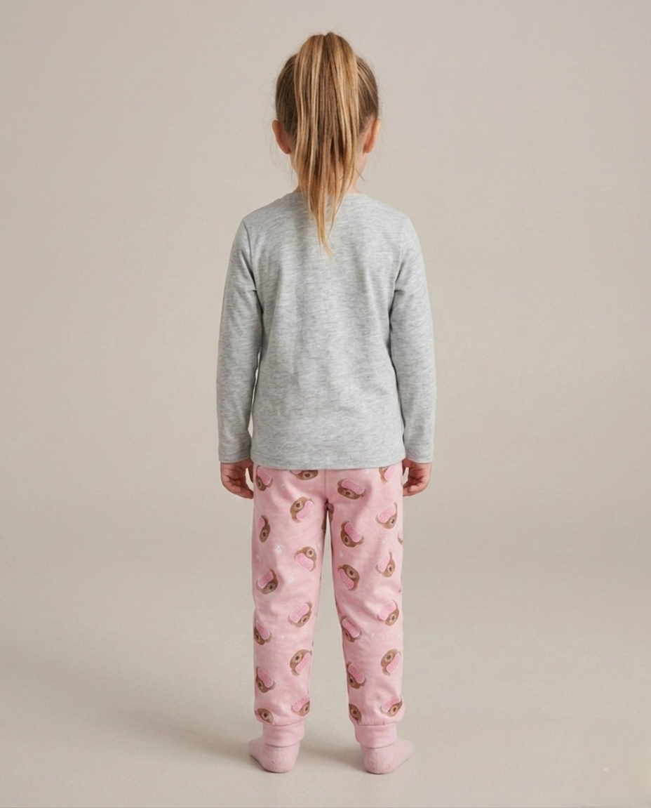 Girls Printed Pyjama Set