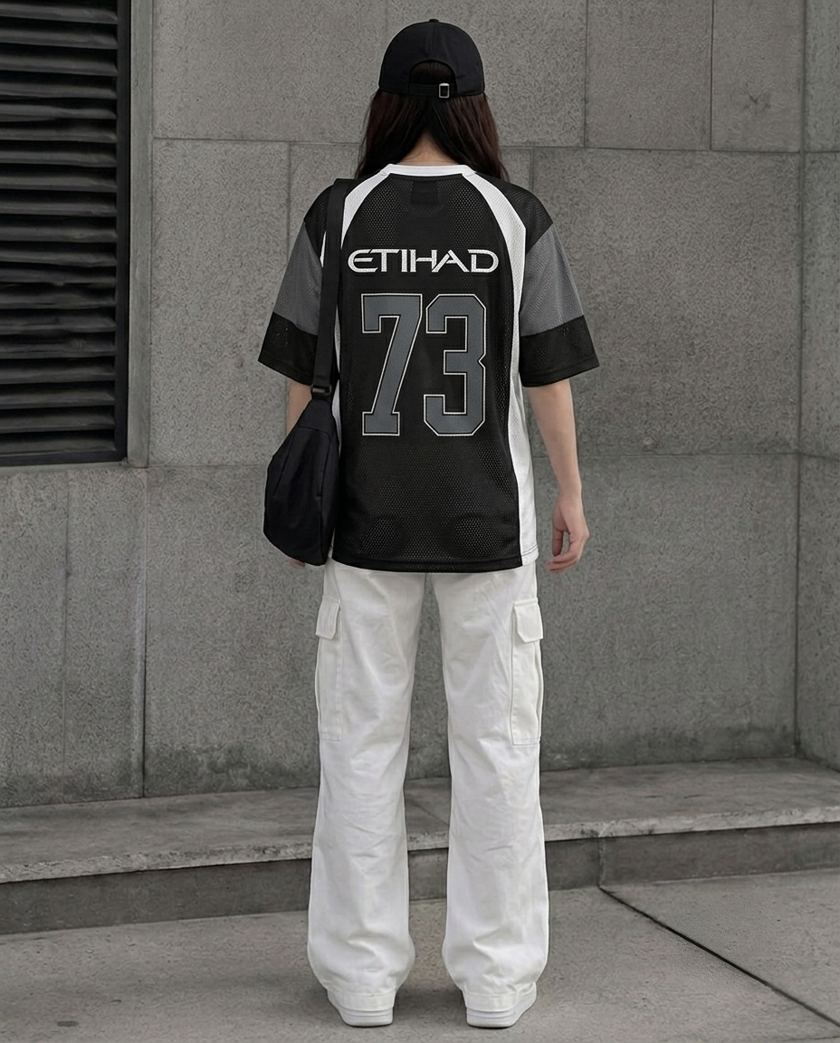 Oversized Spider Mesh T-Shirt