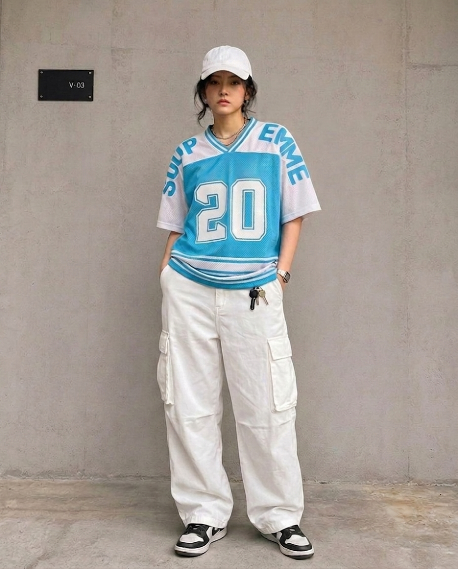 Oversized Spider Mesh T-Shirt