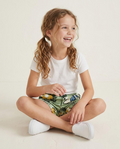 Girls Stretch Knit Shorts