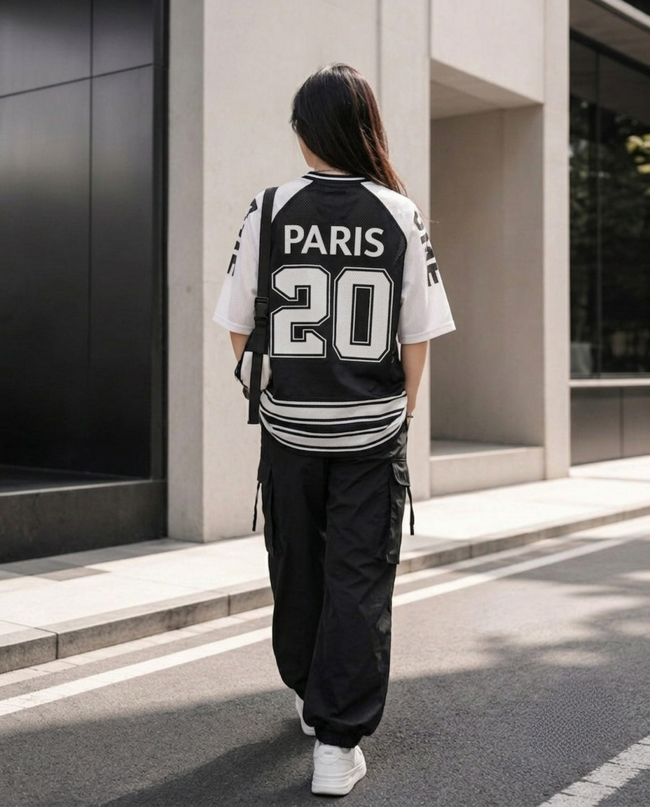 Oversized Spider Mesh T-Shirt